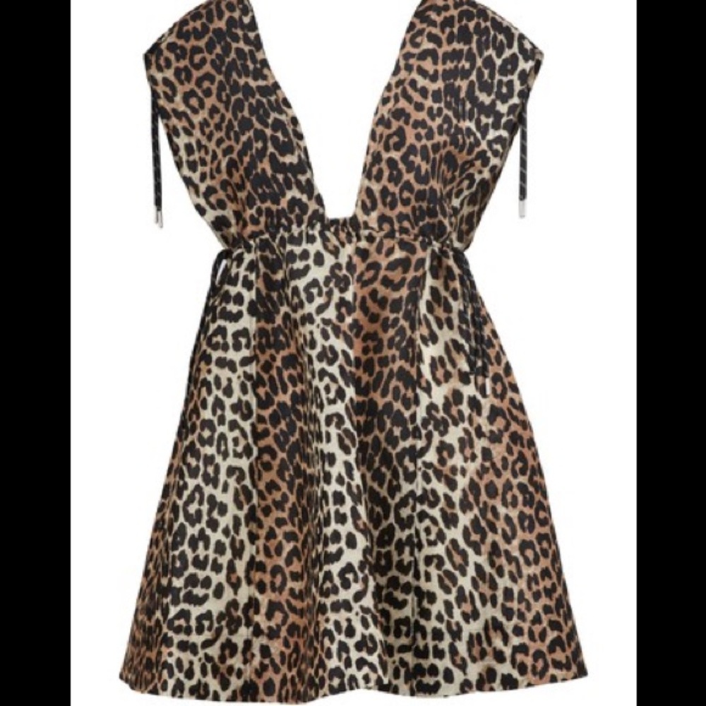 Ganni Leopard Print Jumper